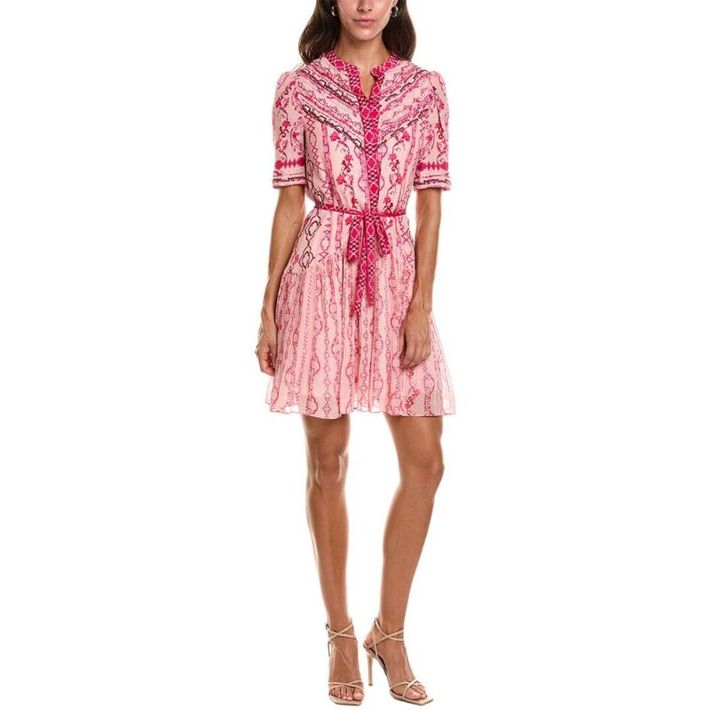 Saloni Womens  Silk Mini Dress